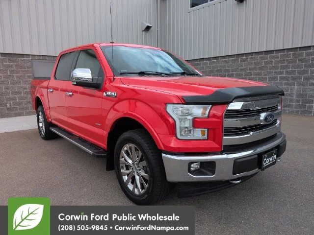 Used 2017 Red Ford Lariat image 1