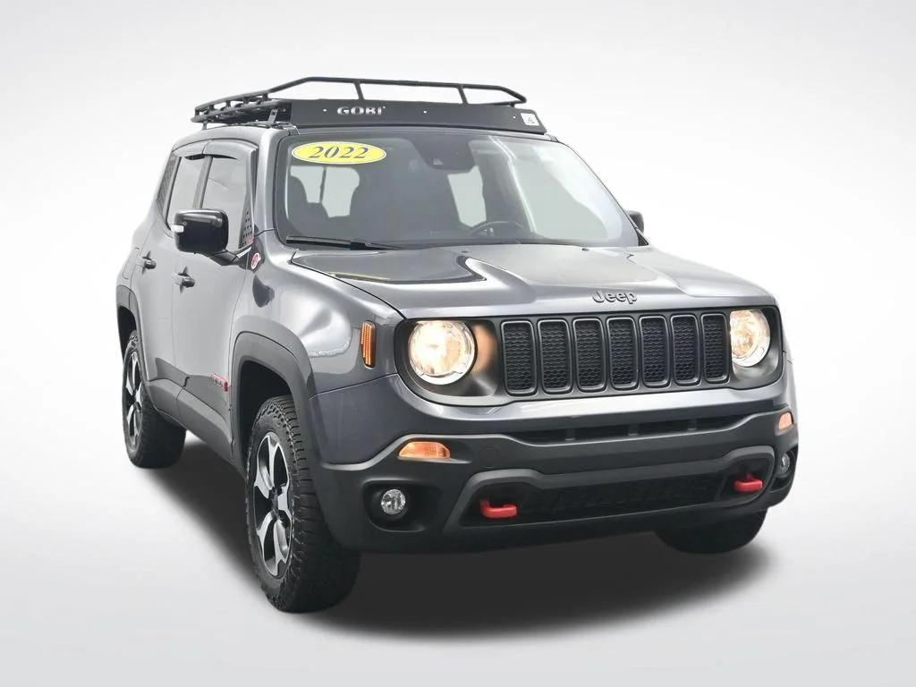 Used 2022 Graphite Gray Jeep Trailhawk image 3