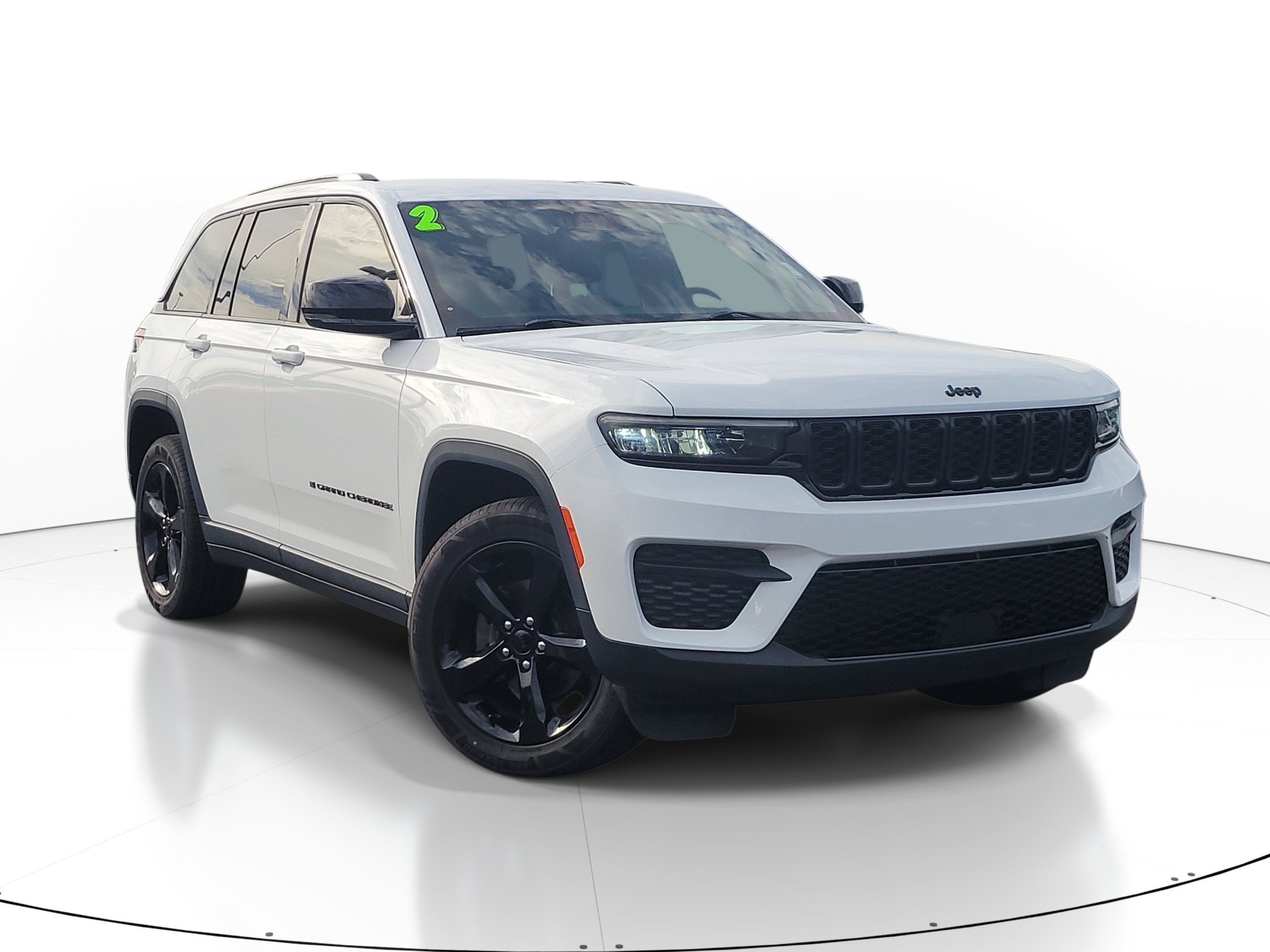 Used 2022 Bright White Clearcoat Jeep Altitude image 1