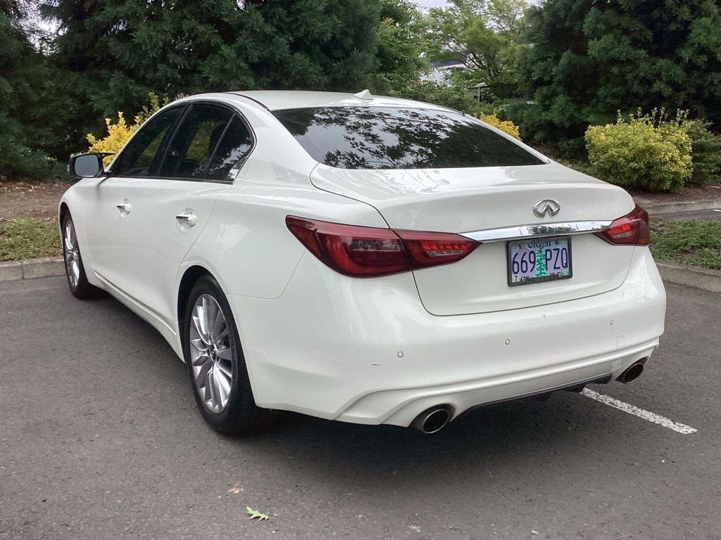 Used 2021 White INFINITI 3.0t LUXE image 10