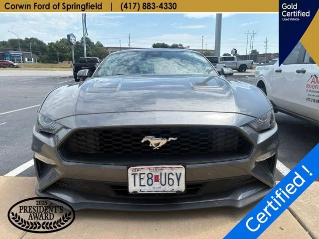 Used 2021 Carbonized Gray Metallic Ford EcoBoost image 2