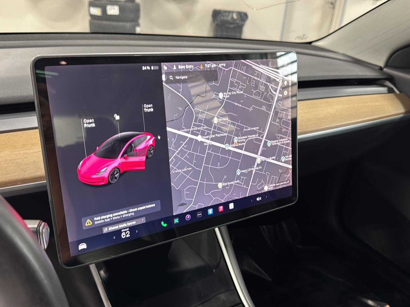 Used 2020 Pearl White Multi-Coat Tesla Standard Range image 30