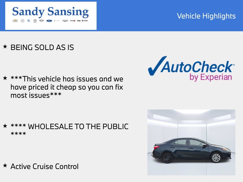 Used 2018 Blue Toyota LE image 8