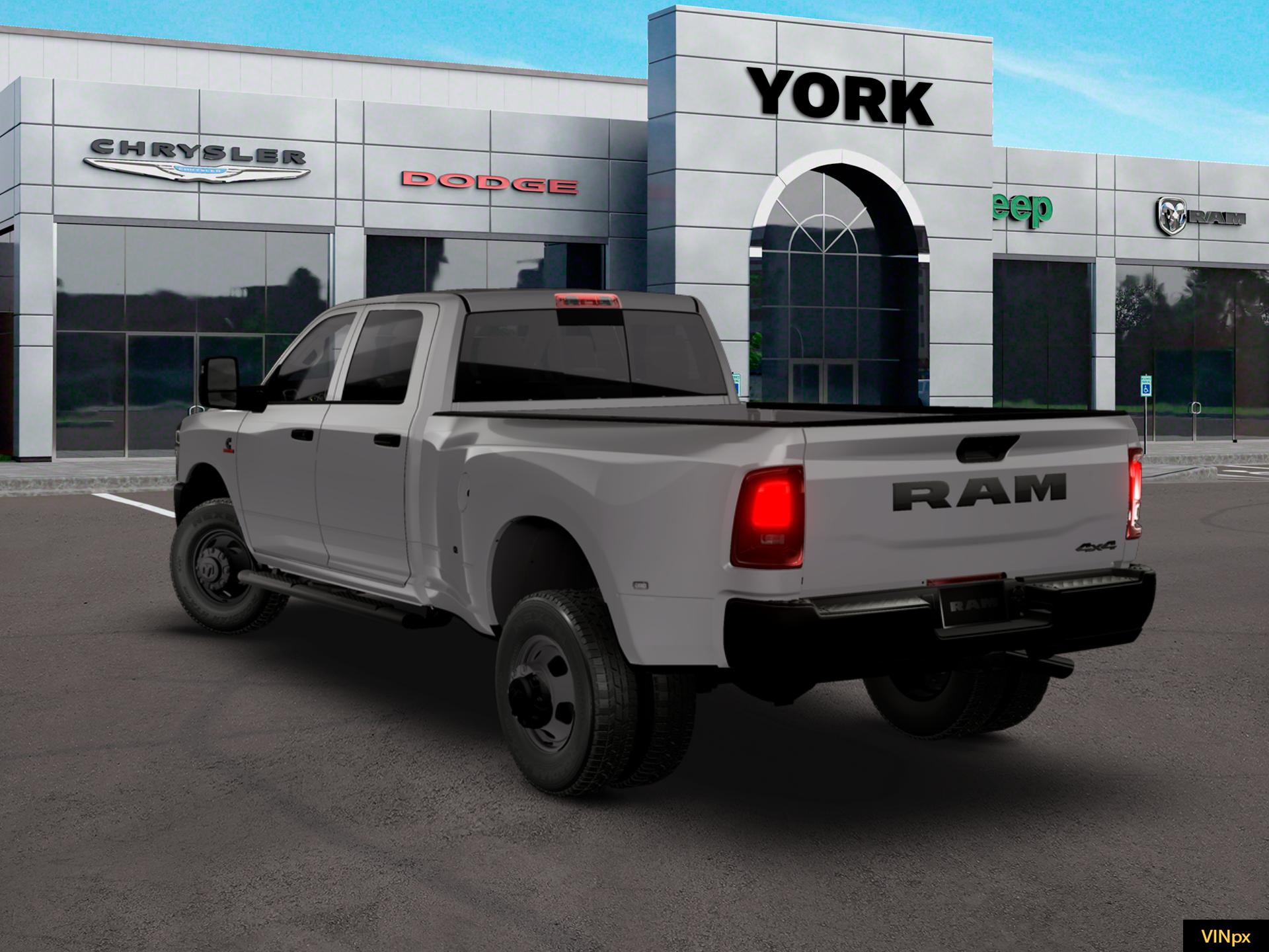 New 2026 Ceramic Gray Clear-Coat Exterior Paint RAM Tradesman image 5