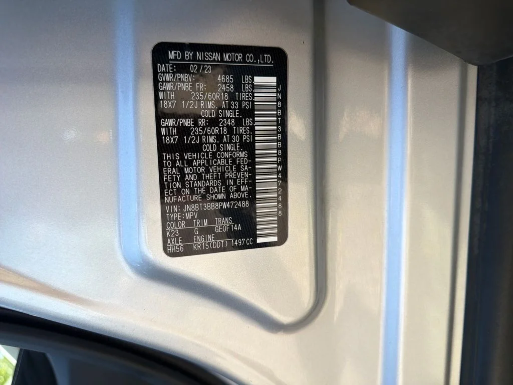 Used 2023 Silver Nissan SV image 32