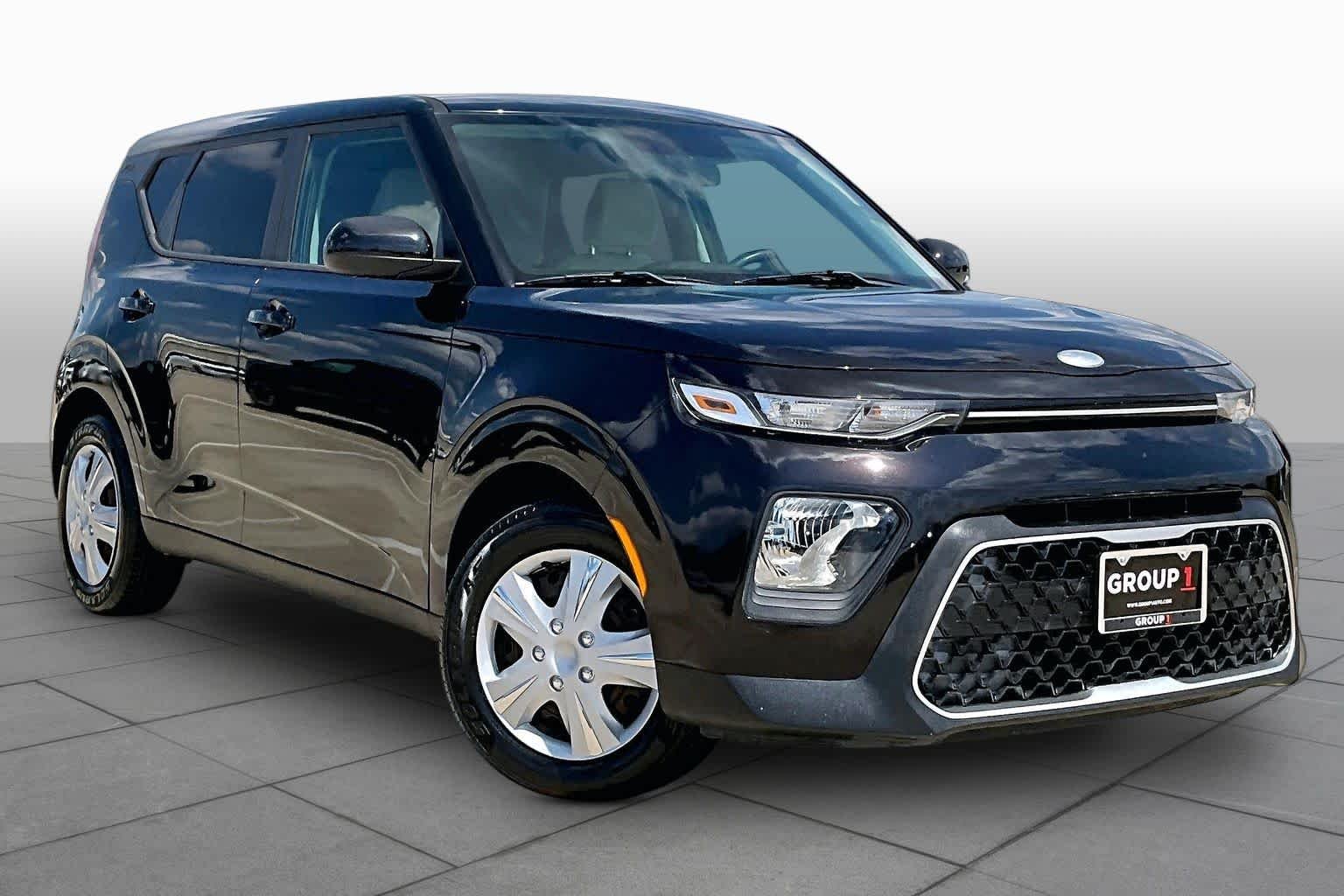 Used 2020 Cherry Black Kia LX image 3