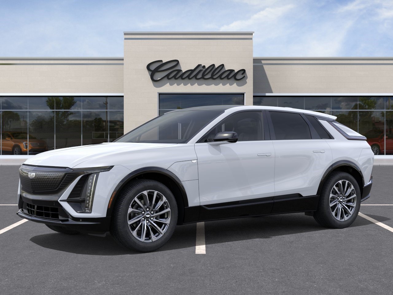 New 2027 Vibrant White Tricoat Cadillac Sport image 2