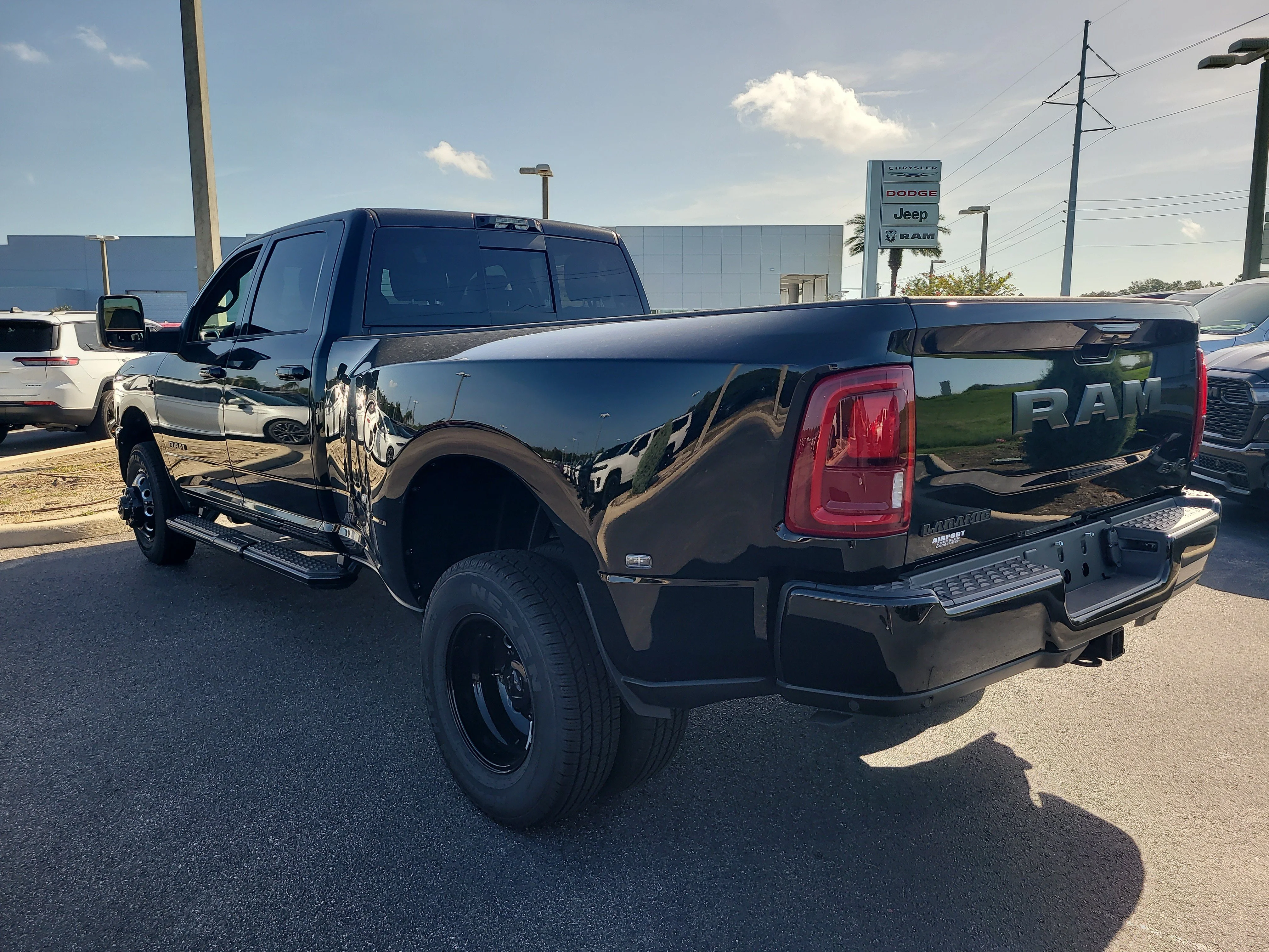 New 2026 Diamond Black Crystal Pearlcoat RAM Laramie image 8