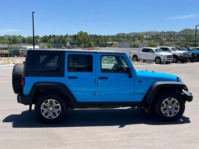 Used 2018 Blue Jeep Unlimited Rubicon image 6