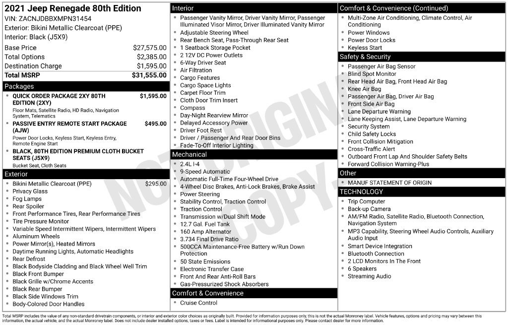 Used 2021 Teal Jeep Latitude image 6