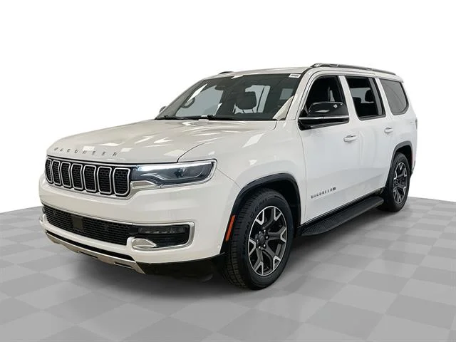 Used 2024 Bright White Clear Coat Jeep Series III image 1