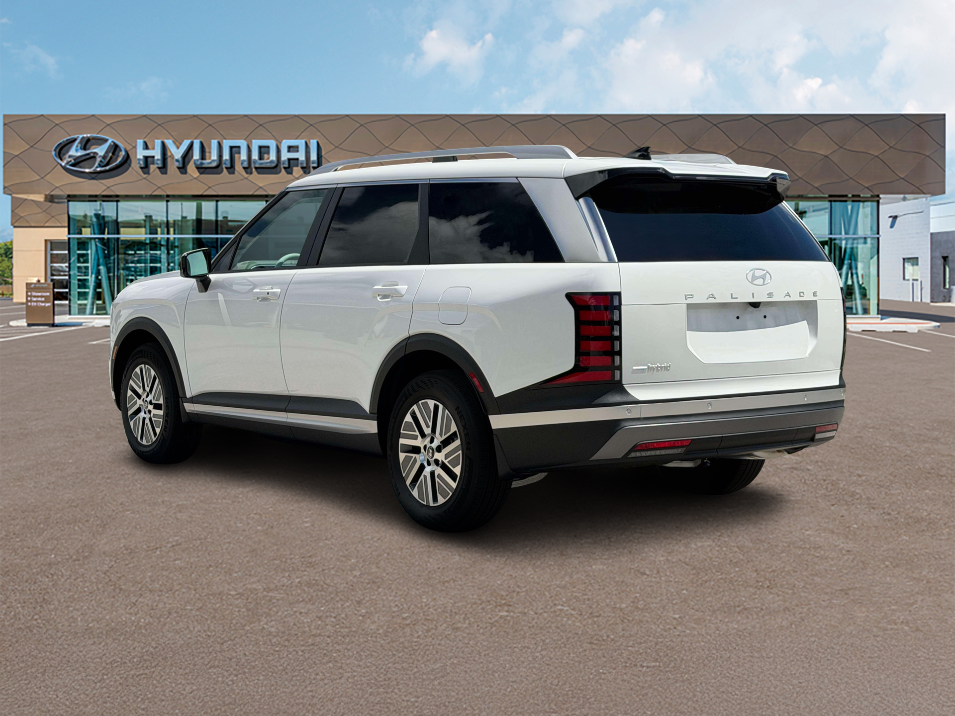 New 2027 White Hyundai Blue SEL 8P image 5