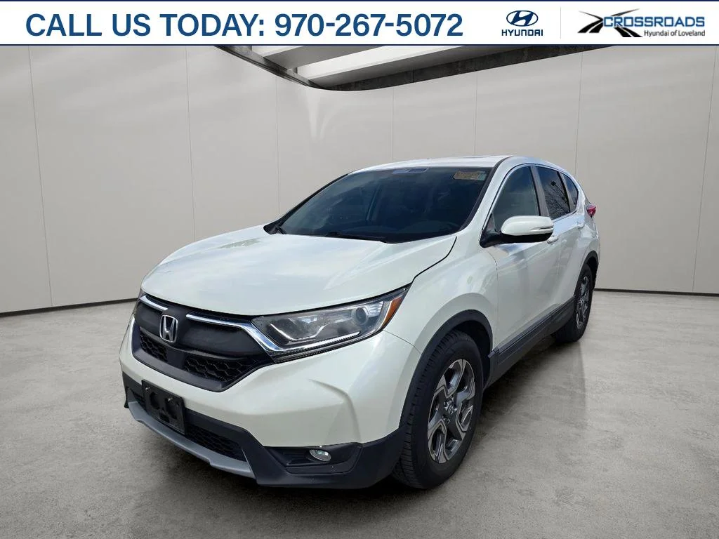 Used 2018 White Diamond Pearl Honda EX image 1