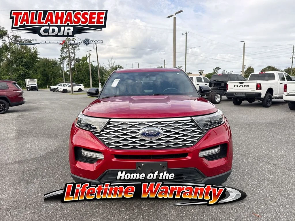 Used 2023 Red Metallic Ford Platinum image 10