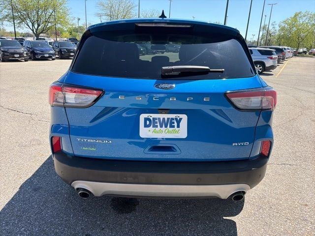 Used 2021 Blue Metallic Ford Titanium image 4
