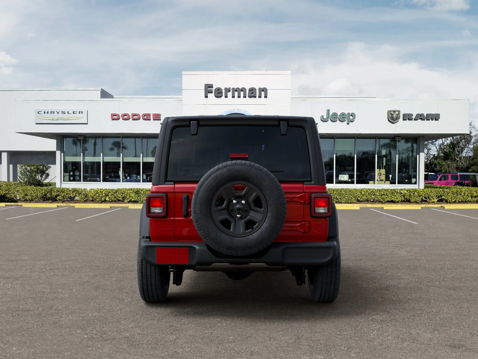 New 2026 Firecracker Red Clear-Coat Exterior Paint Jeep Sport image 41