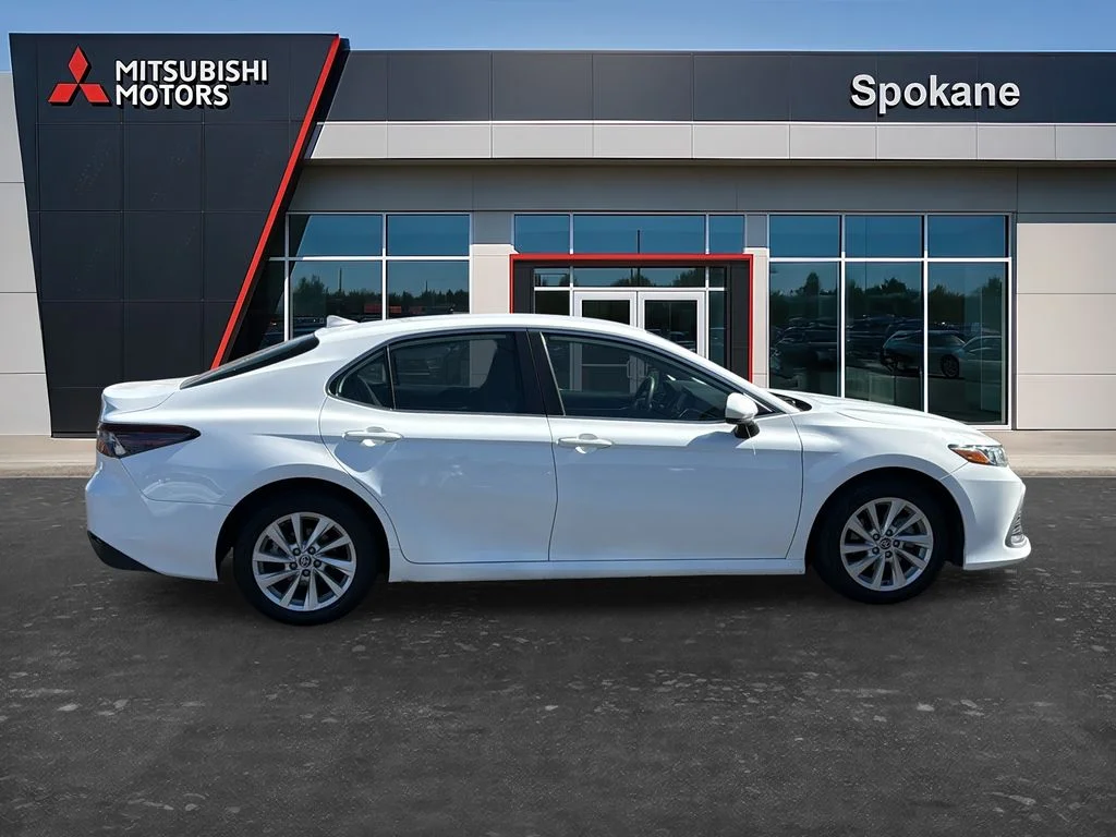 Used 2021 Super White Toyota LE image 8