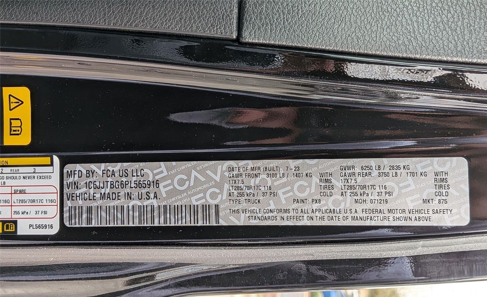 Used 2023 Black Clearcoat Jeep Rubicon image 35