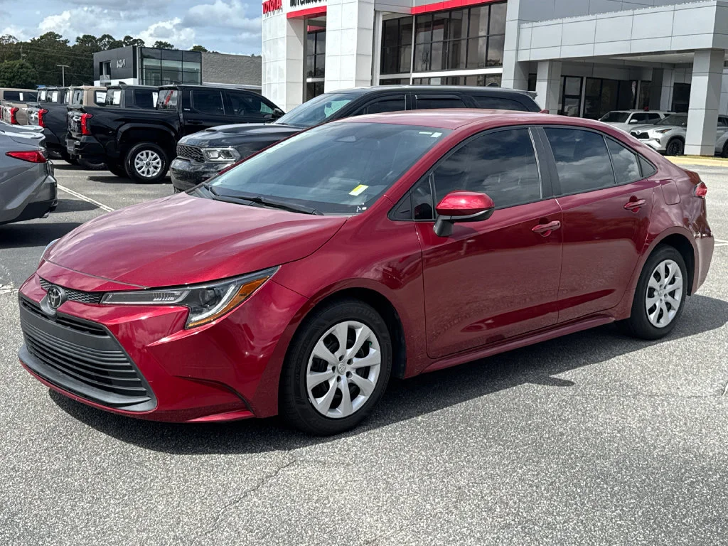 Used 2024 Red Toyota LE image 7