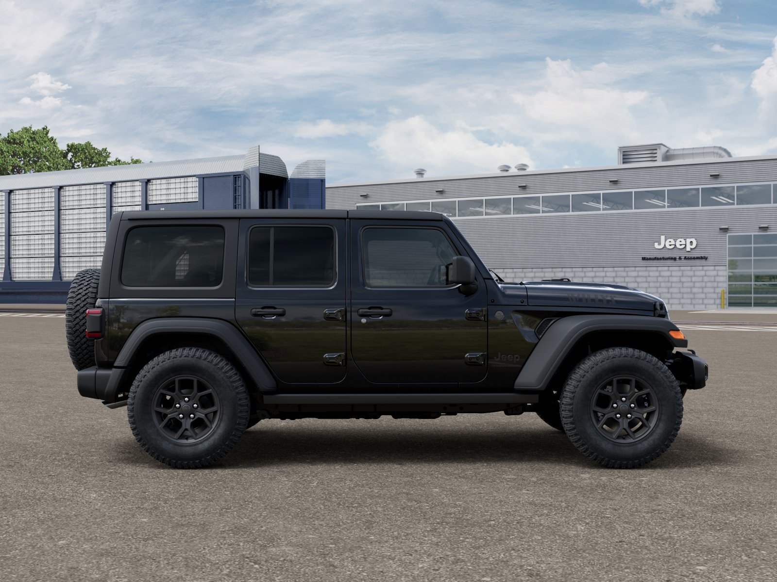 New 2026 Black Clear-Coat Exterior Paint Jeep Willys image 12