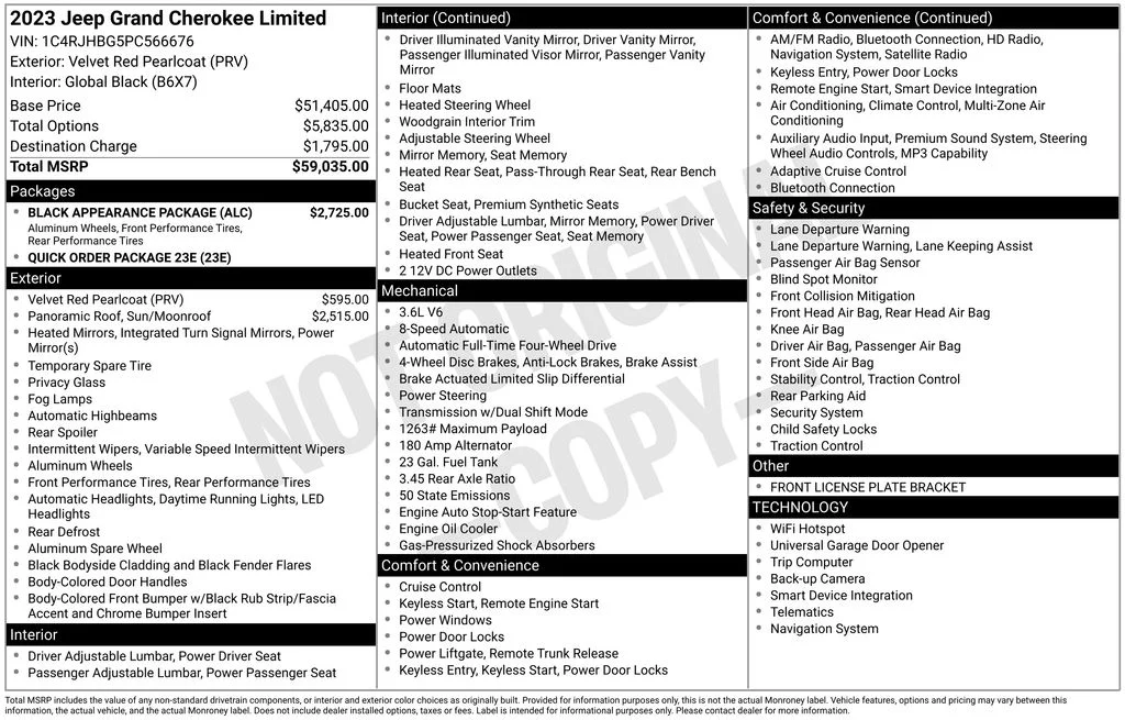 Used 2023 Red Jeep Limited image 8