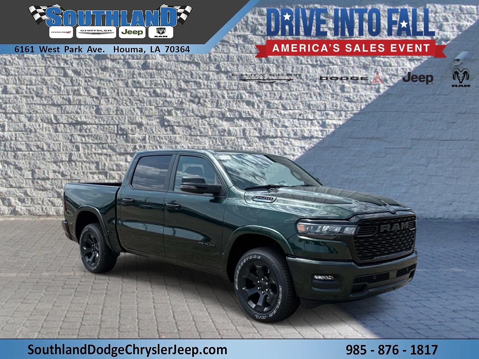New 2026 Serrano-Green Metallic Exterior Paint RAM Big Horn image 1