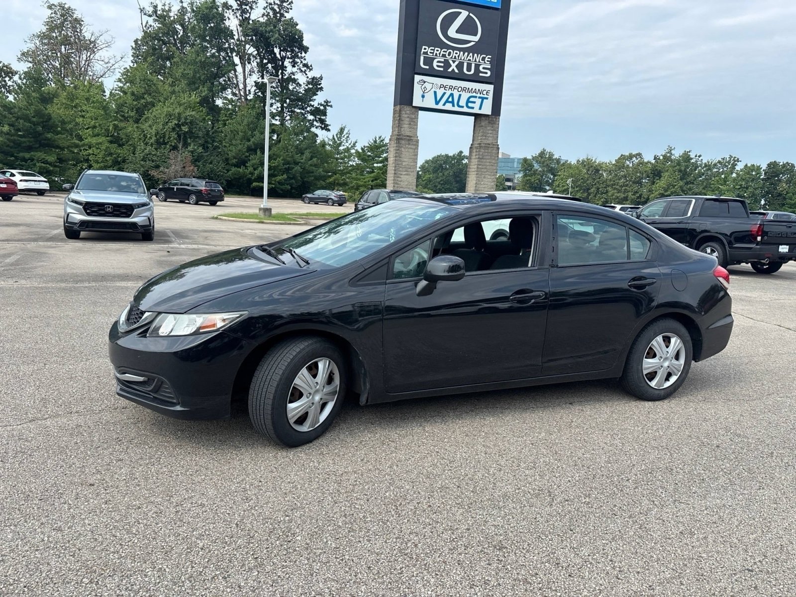 Used 2013 Crystal Black Pearl Honda LX image 6