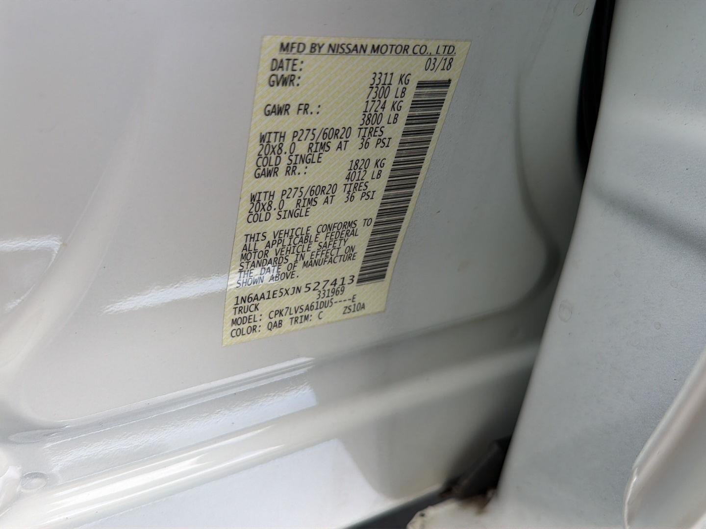 Used 2018 Pearl White Nissan SL image 39