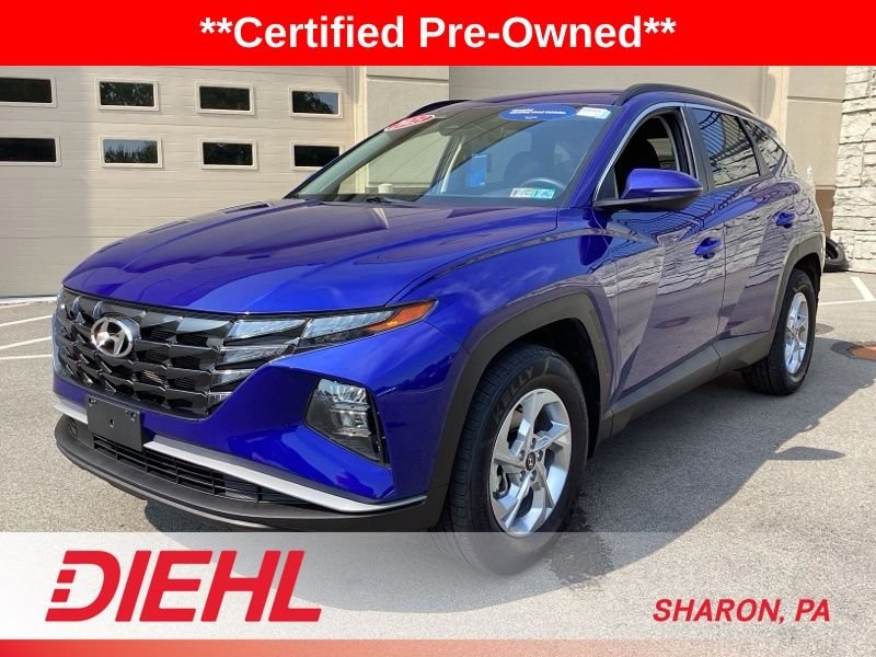 Certified Used 2023 Blue Hyundai SEL image 3
