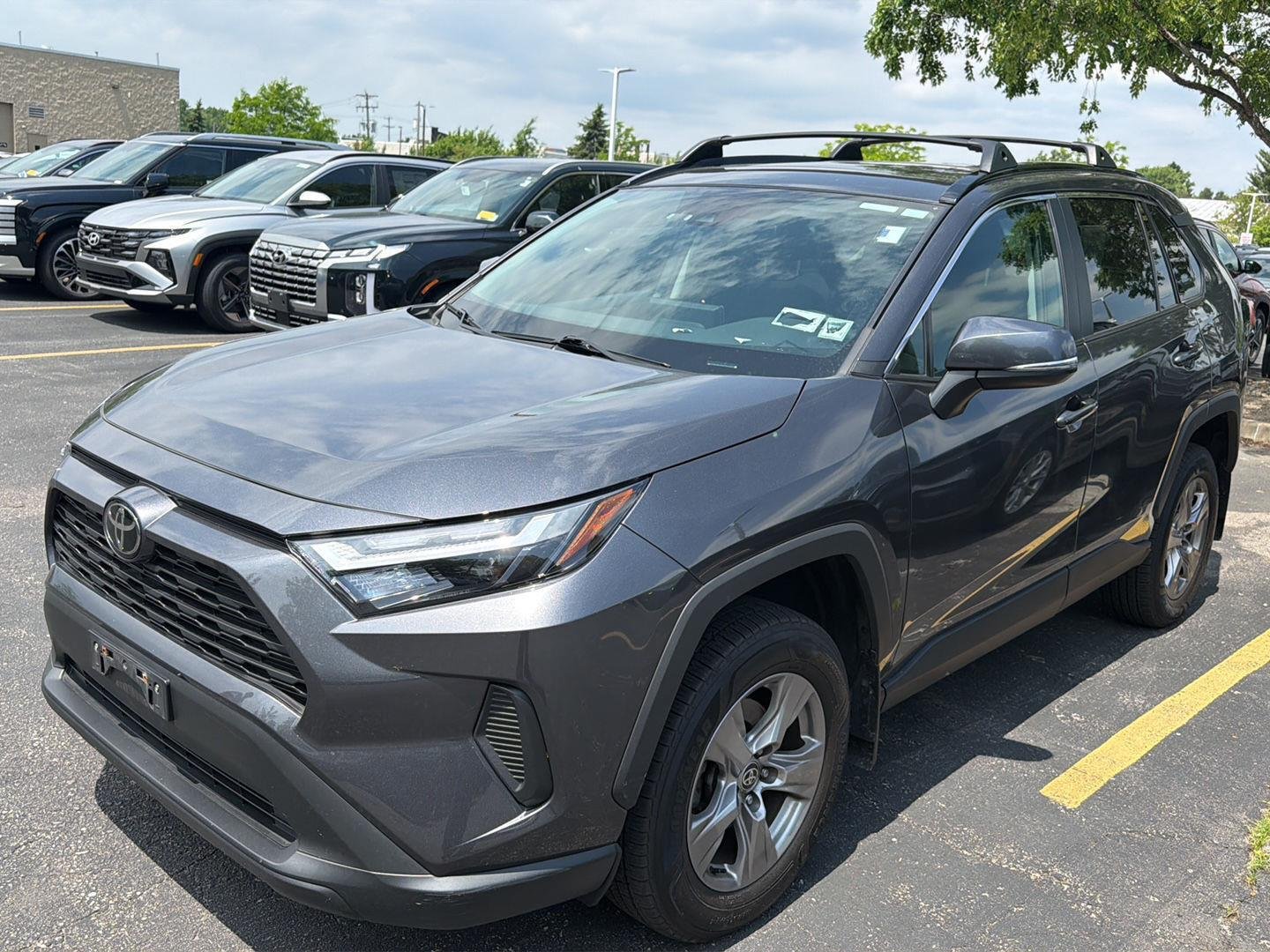 Used 2023 Magnetic Gray Metallic Toyota XLE image 3