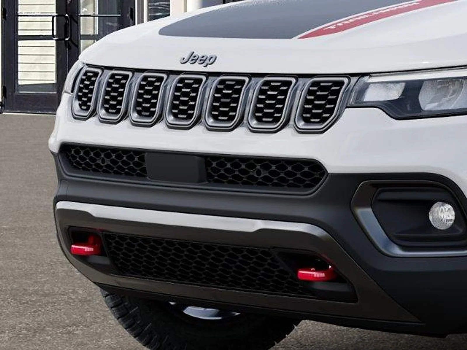 New 2026 Bright White Clear-Coat Exterior Paint Jeep Trailhawk 4x4 image 11