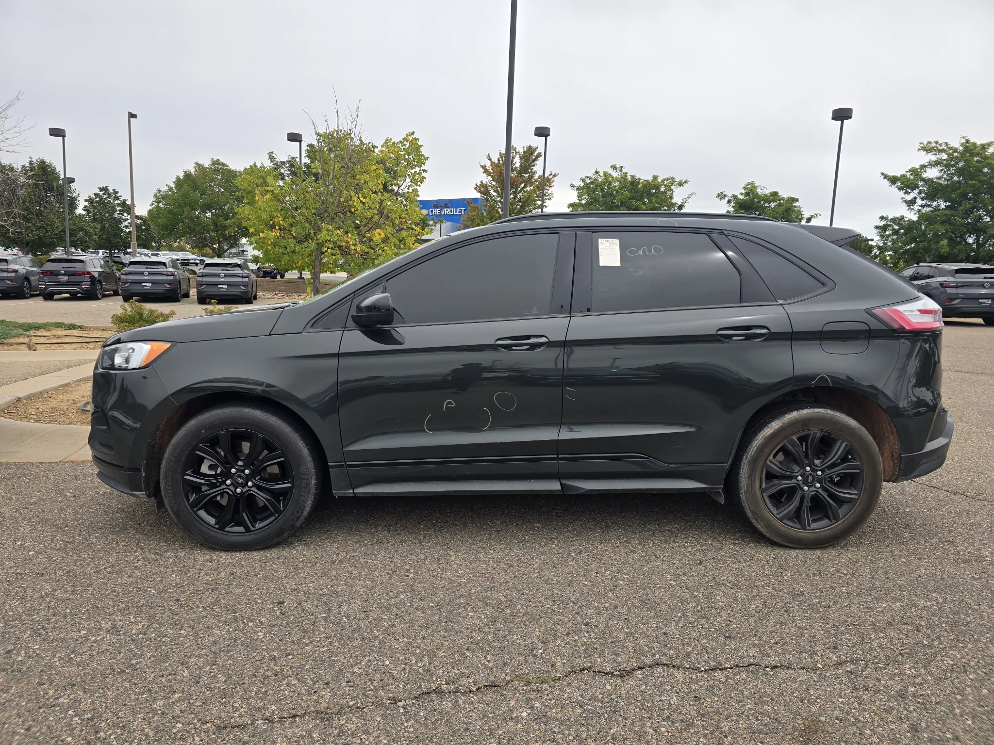 Used 2024 Forged Green Metallic Ford SE image 2