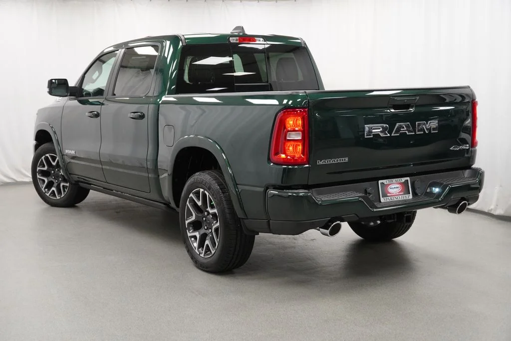 New 2027 Serrano-Green Metallic Exterior Paint RAM Laramie image 13