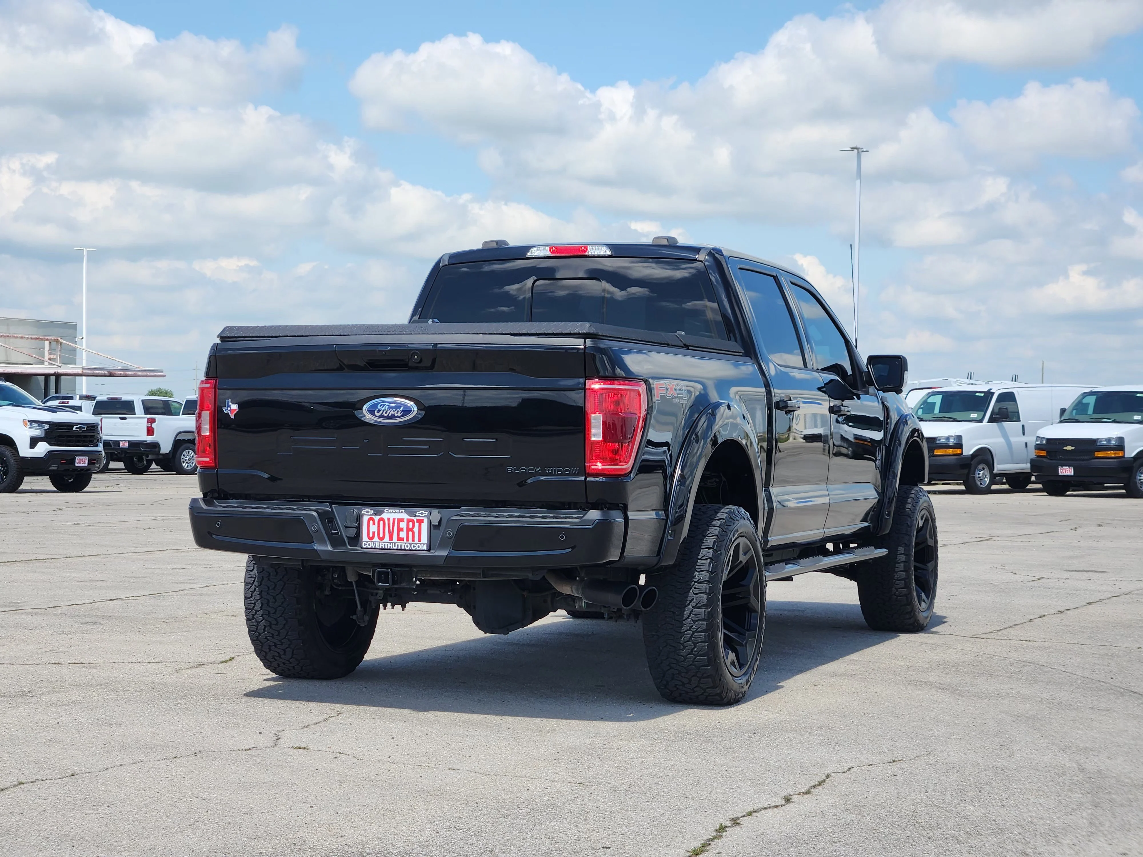 Used 2023 Black Ford XLT Black Widow Edition image 7