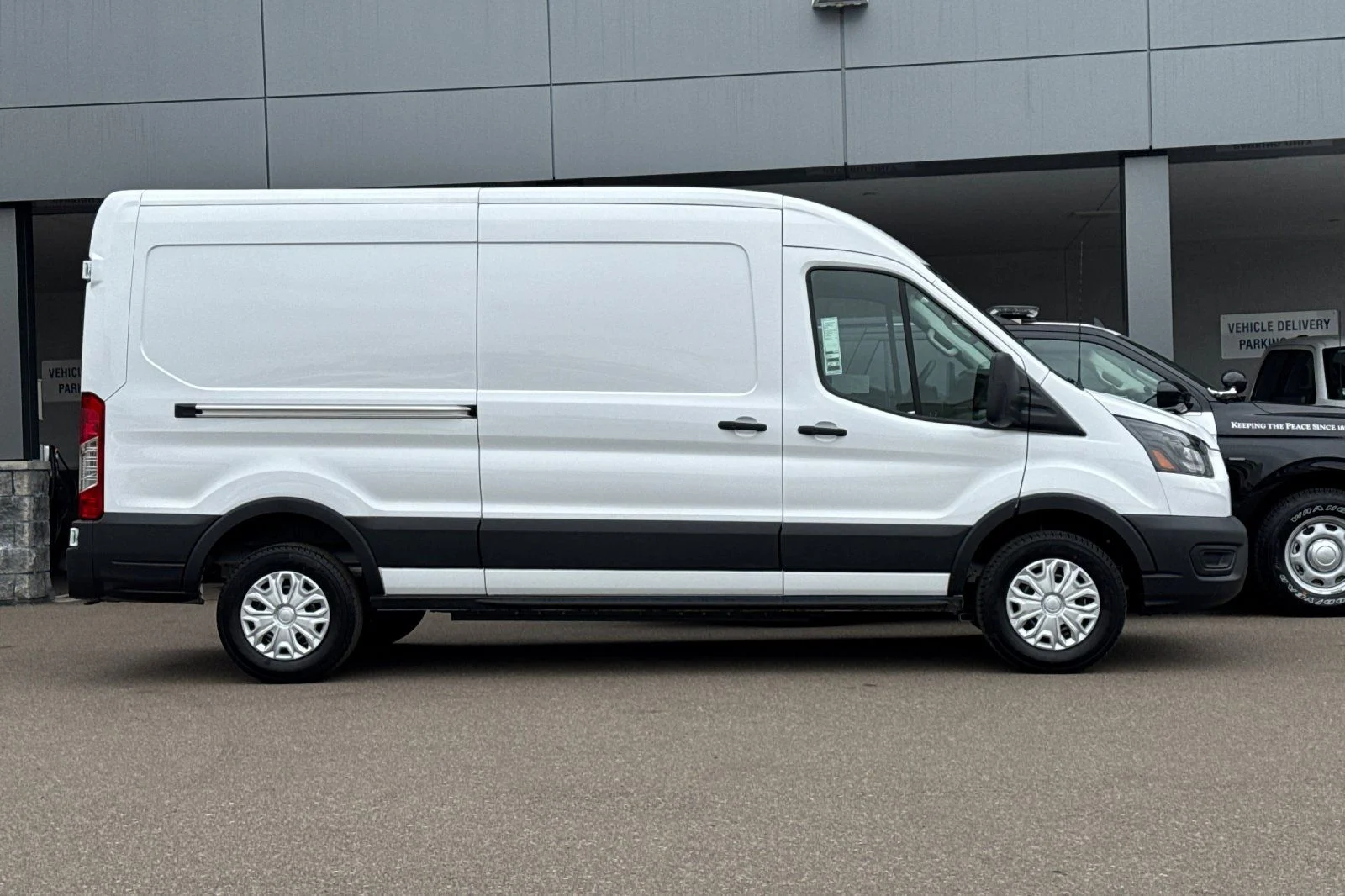 New 2025 Oxford White Ford Cargo Van image 2