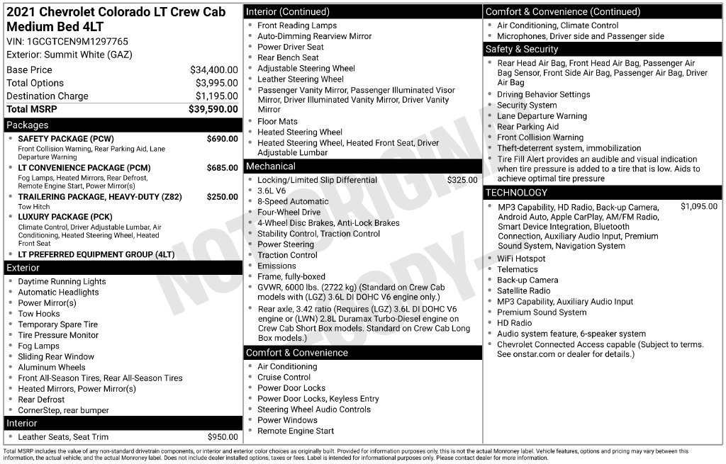 Used 2021 White Chevrolet LT image 20