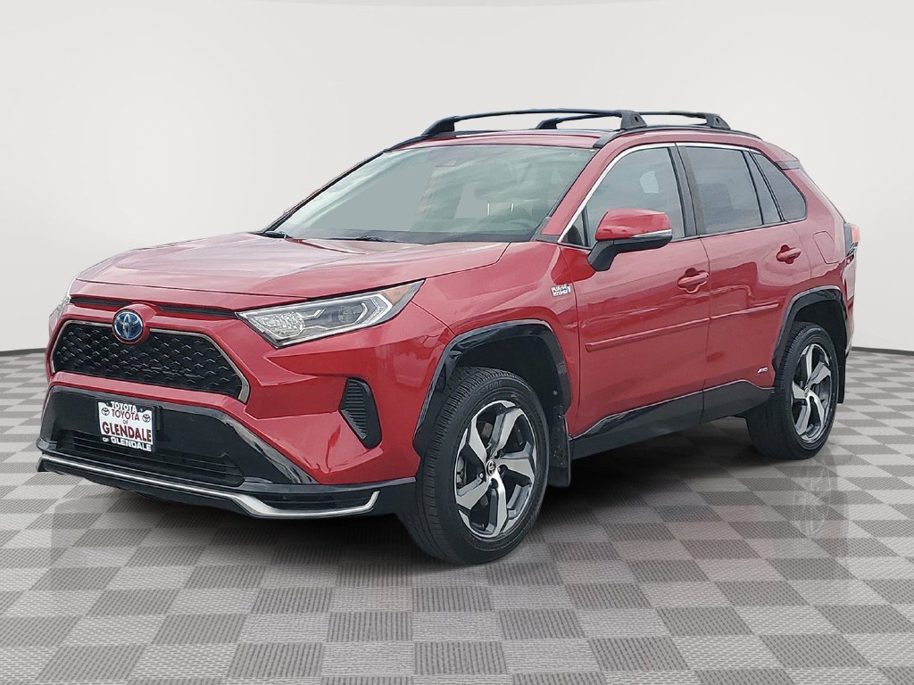 Certified Used 2021 Red Toyota SE image 2