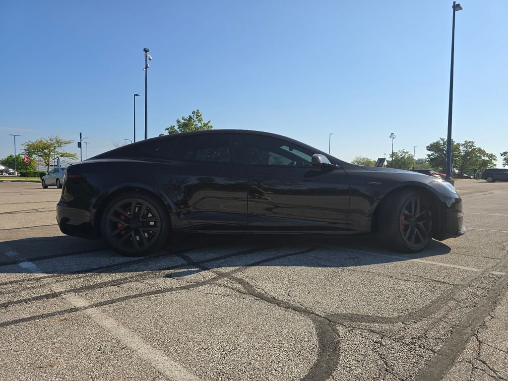 Used 2024 Solid Black Tesla Plaid image 11