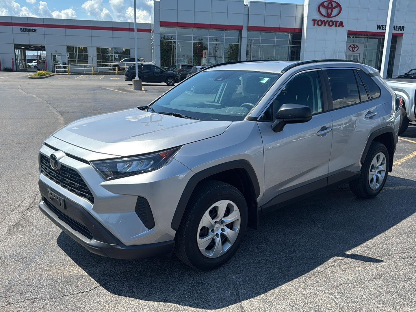 Used 2019 Silver Sky Metallic Toyota LE image 3