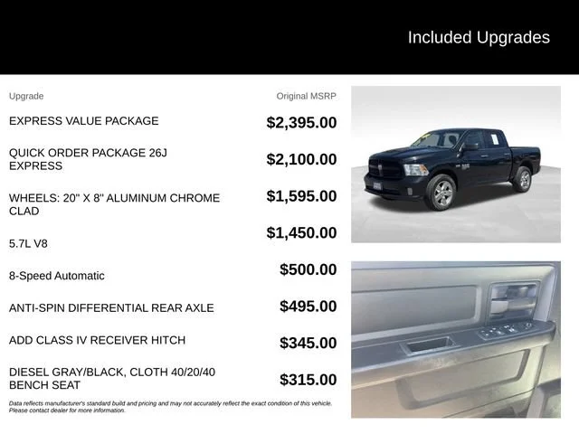 Used 2019 Black Ram Express Crew Cab 4x4 5