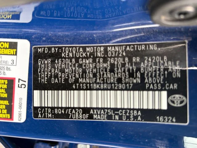 Used 2024 Blue Toyota SE image 25