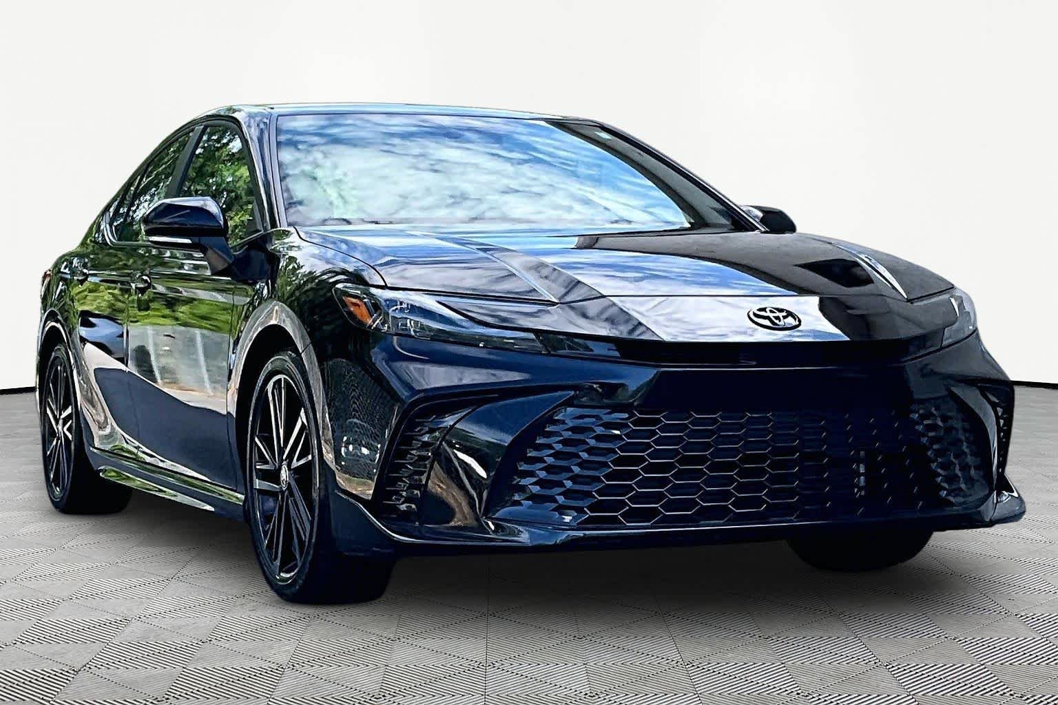 Used 2025 Midnight Black Metallic Toyota XSE image 3