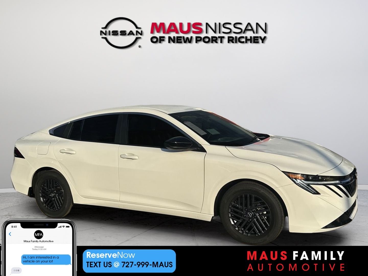 New 2026 White Nissan SV image 1