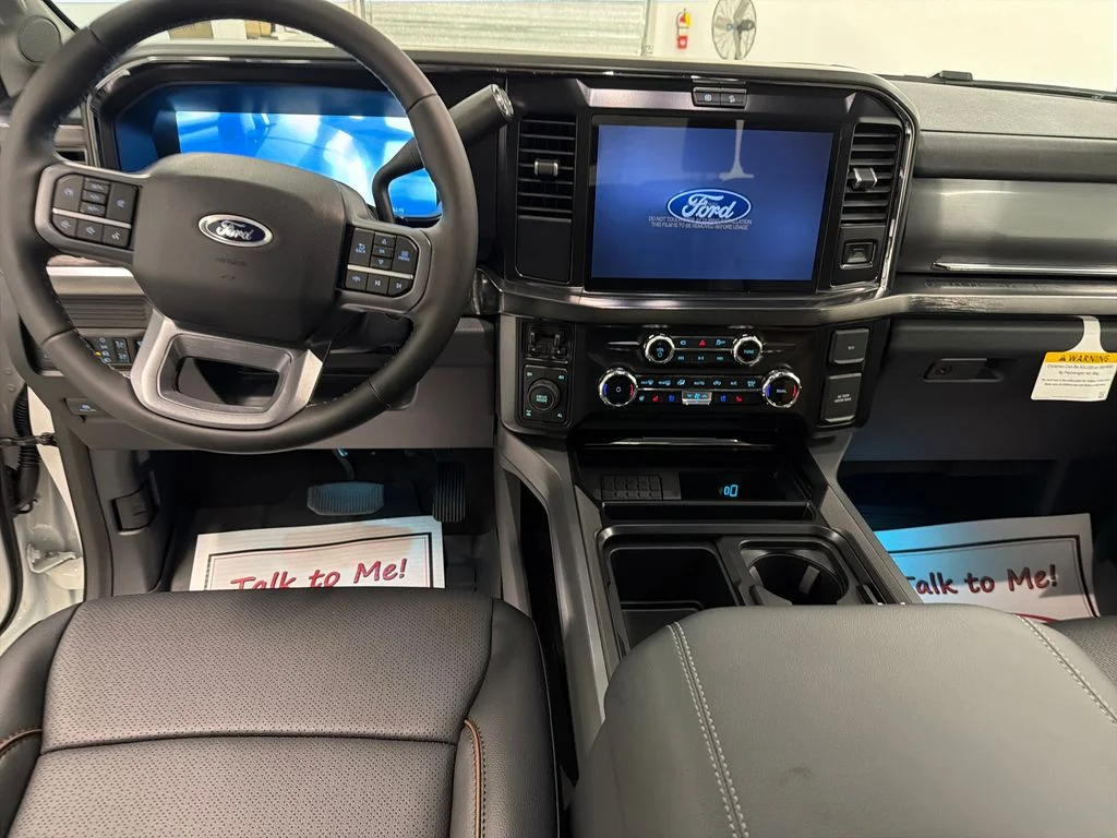 New 2026 Star White Metallic Tri-Coat Ford F-350® Lariat® image 15