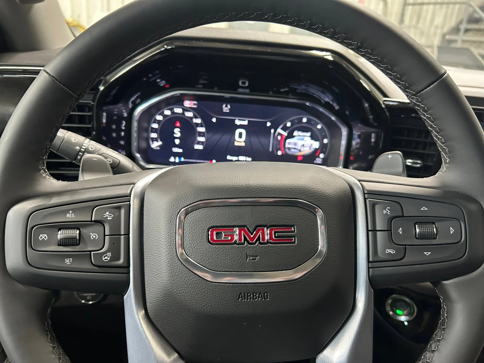 New 2026 Glacier White Tricoat GMC SLT image 23