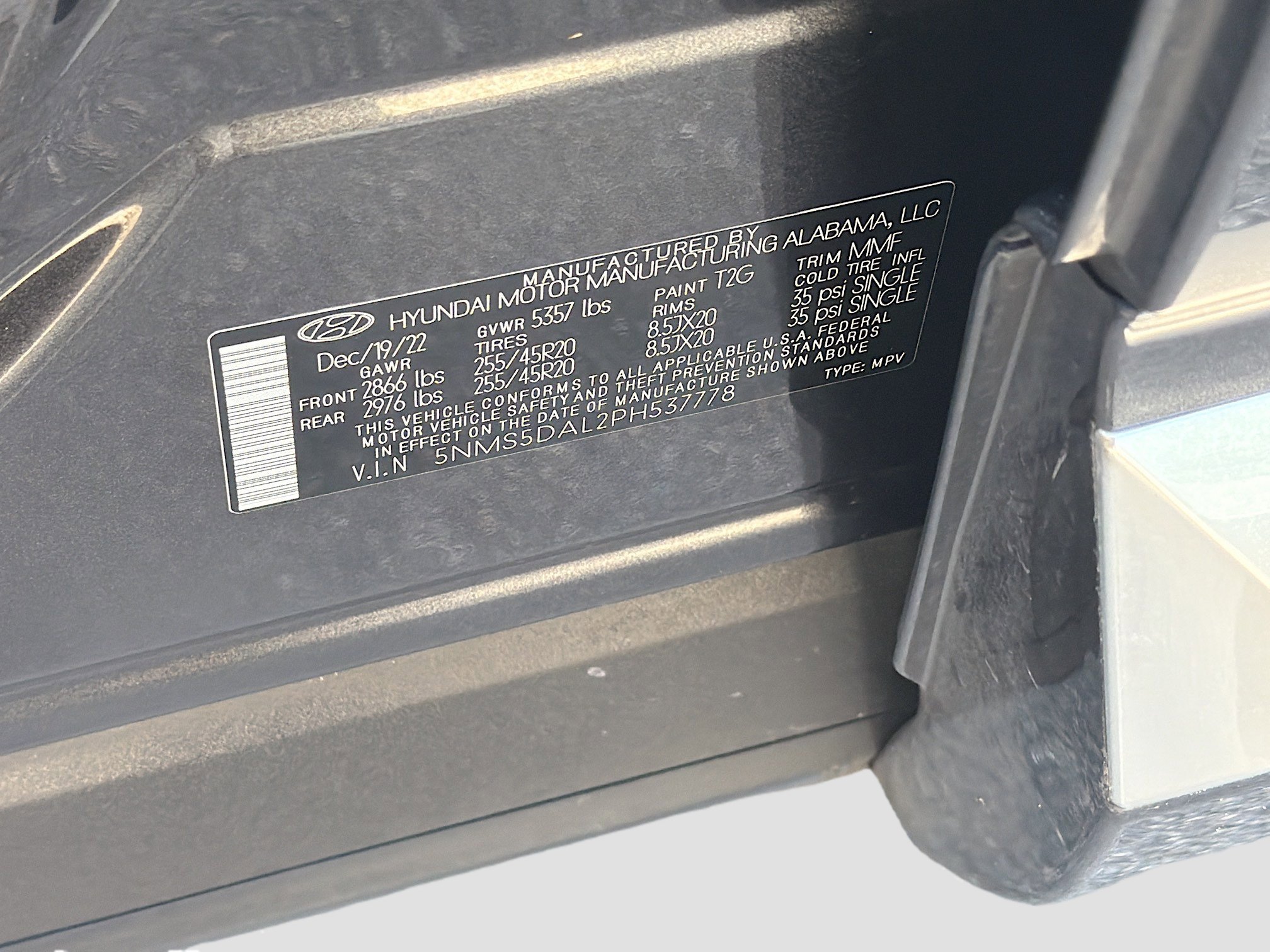 Used 2023 Portofino Gray Hyundai Calligraphy image 38