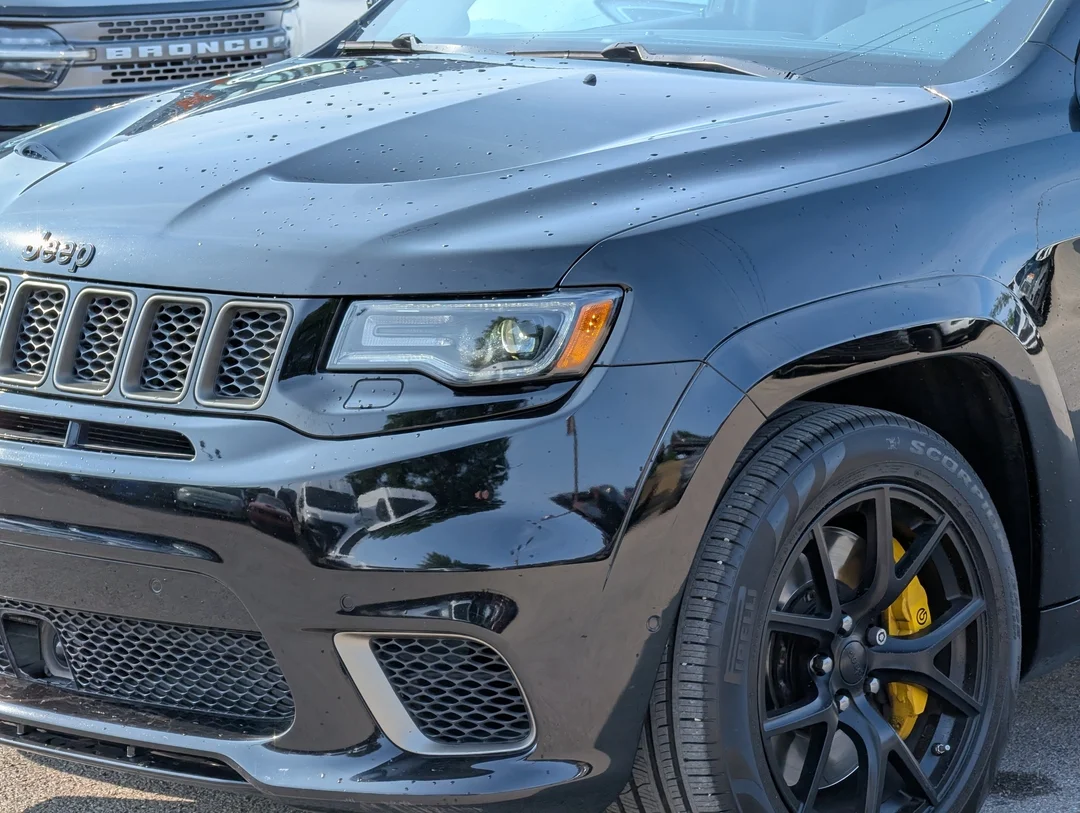 Certified Used 2021 Black Jeep Trackhawk - - 4x4 - Signature Leather Wrap Pkg - SRT Audio Pkg - Command View Sunroof & More! image 10