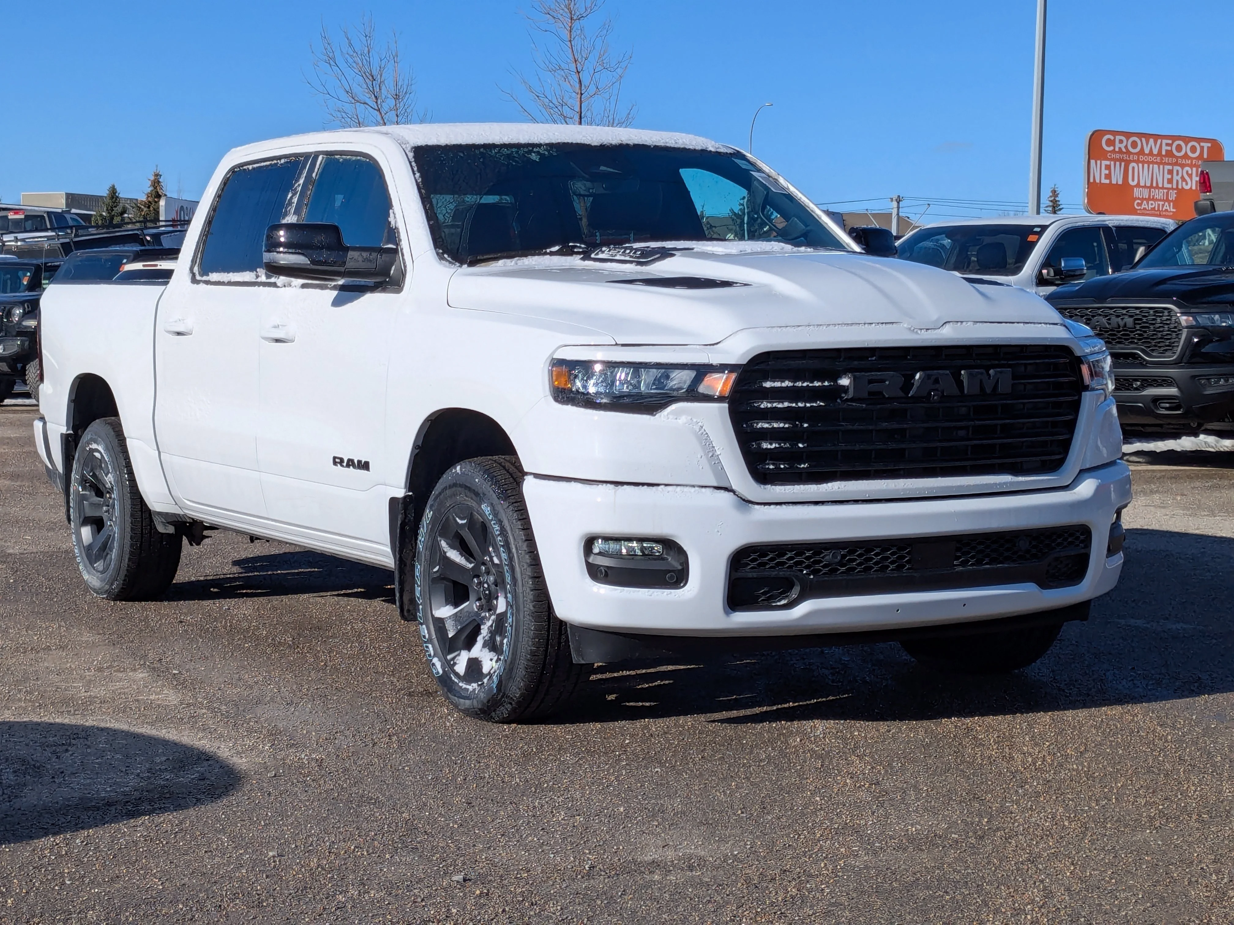 New 2026 White RAM Sport - - Level 1 Equip Grp - Bed Utility Group - Dual?Pane Panoramic Sunroof - 3.0L Hurricane Twin image 2