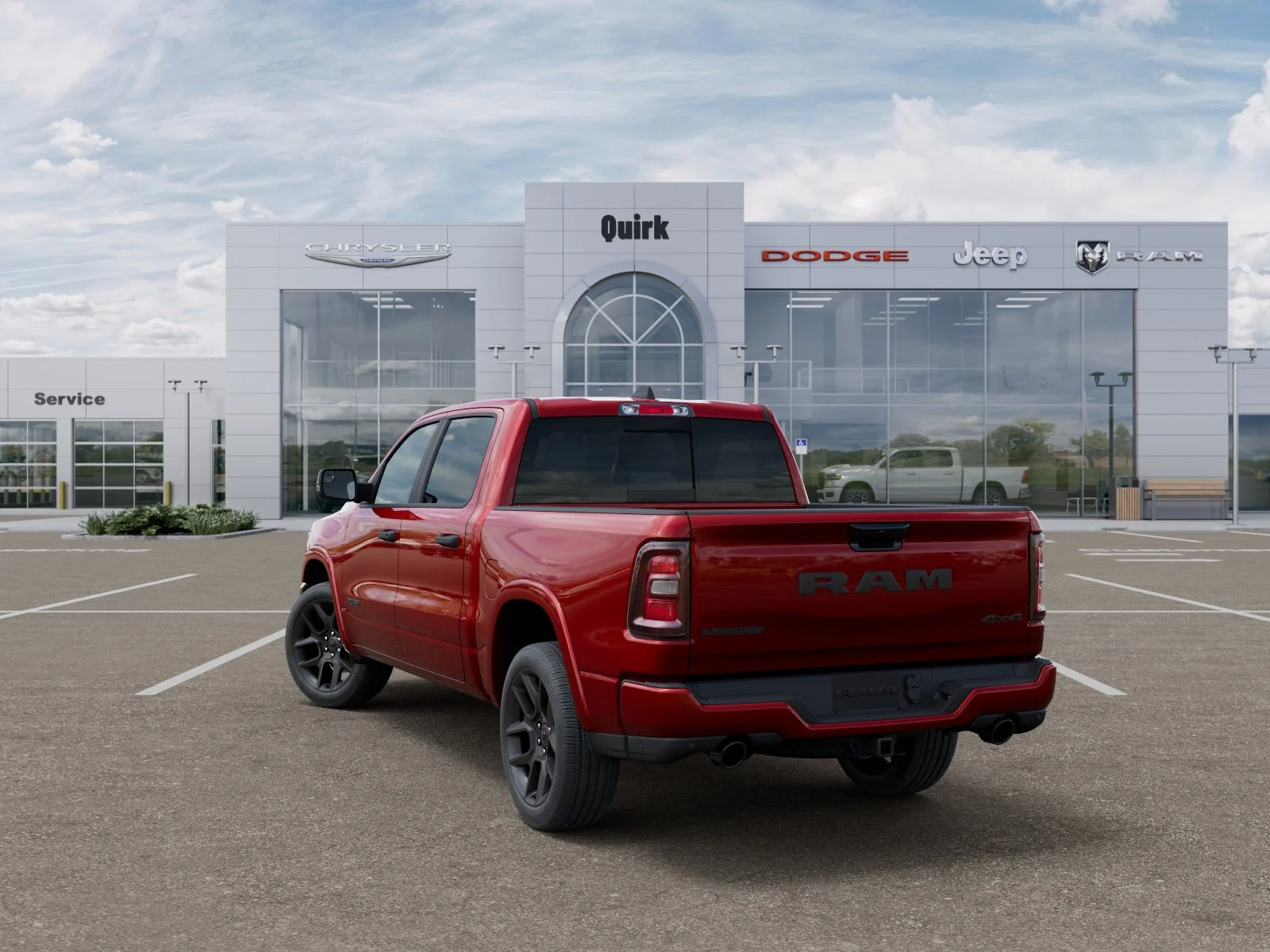 New 2026 Molten Red Pearl-Coat Exterior Paint RAM Laramie image 29