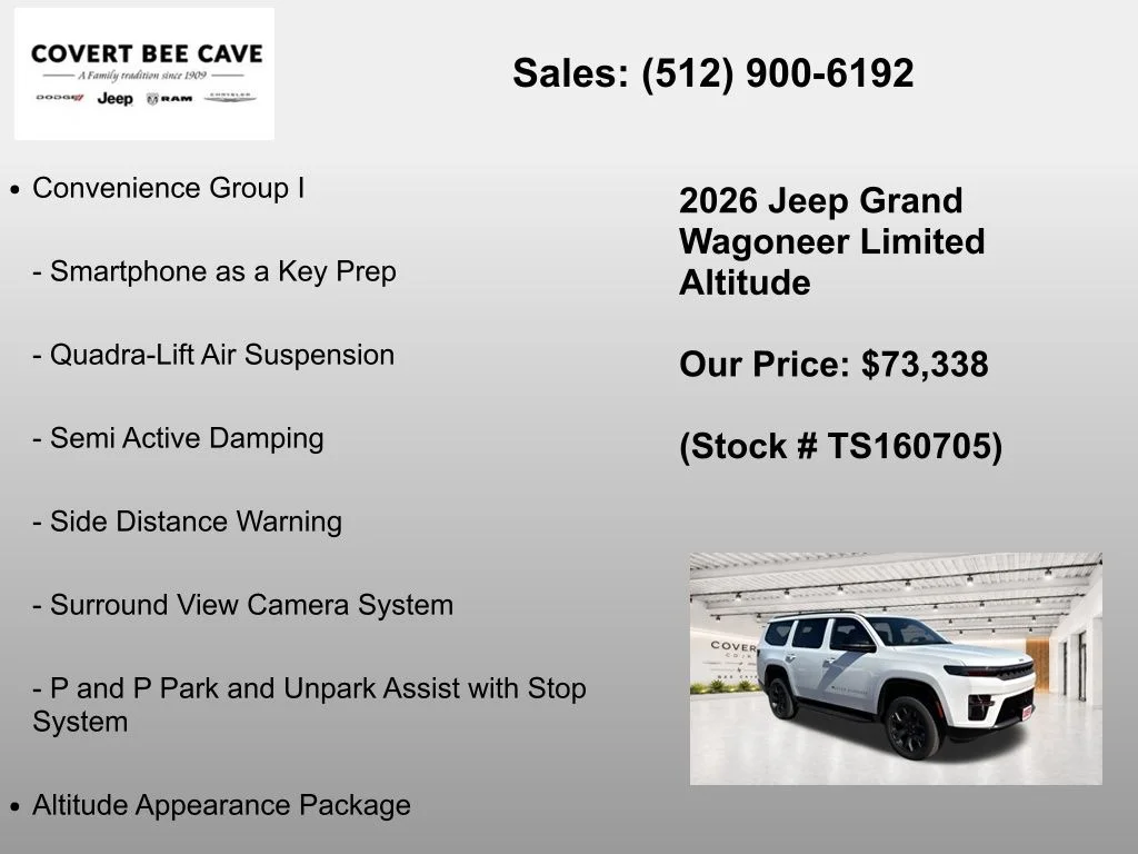 New 2026 Bright White Clear-Coat Exterior Paint Jeep Limited image 13